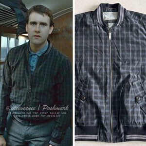 Plaid Checked Bomber Jacket ASO Neville Longbottom Harry Potter